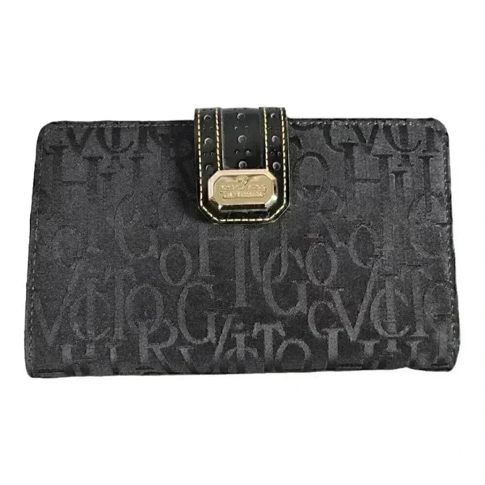 Victor Hugo Monogram Wallet - Women's Bifold Purse - Elegant Designer Accessory